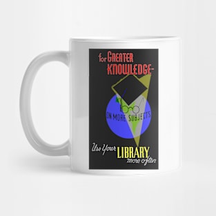 Greater Knowledge Library Colorized Mug